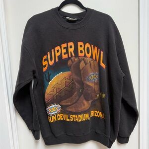 1996 Black Super Bowl Vintage Crewneck